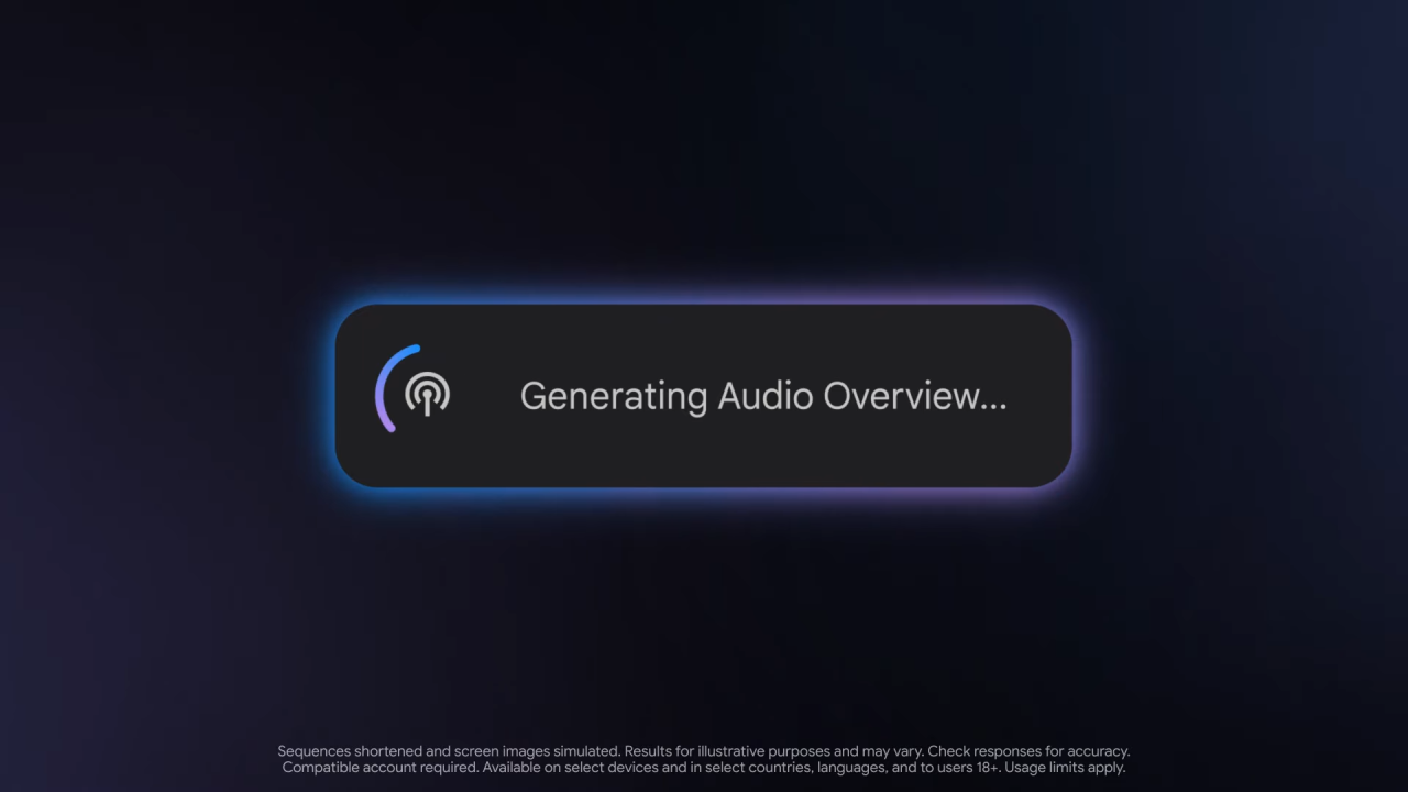 Gemini Audio Overview