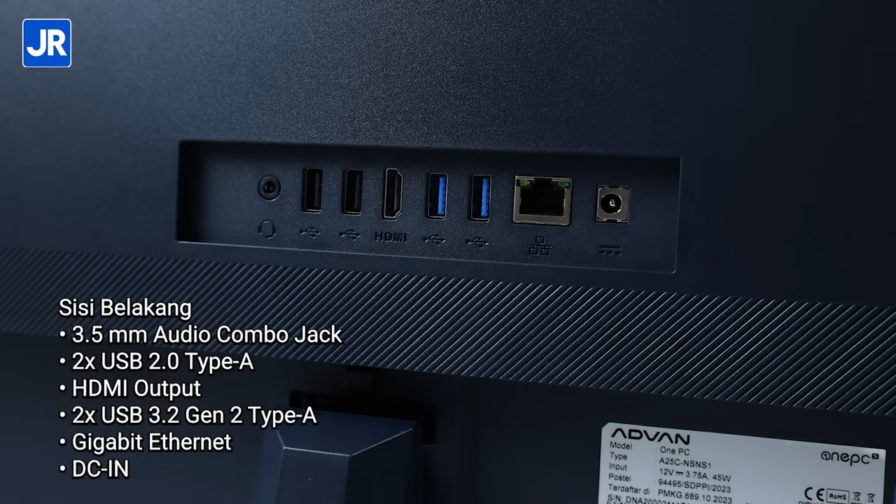 Review ADVAN OnePC S: PC Desktop Rp 3.5 Juta yang Lengkap dan Irit! 7 ADVAN OnePC S 13