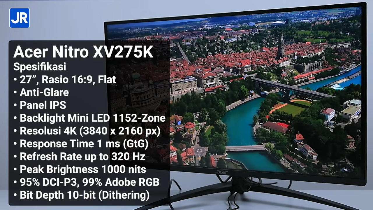 Review Monitor 4K Acer Nitro XV275K: Kencang dan Serba Bisa! 11 Acer Nitro VX275K 13