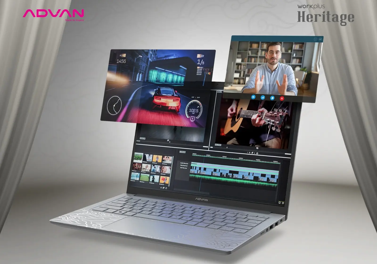 Advan Rilis Workplus Heritage Laptop dengan Desain Batik, Kalian Suka? 6 Advan Workplus Heritage