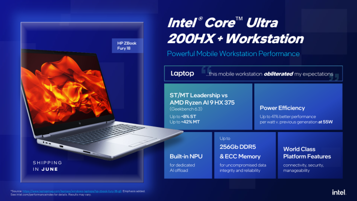 Intel Luncurkan Prosesor Core Ultra 200 Workstation Entry Level, Siap Saingi AMD 4 Core Ultra 200 Workstation Laptop
