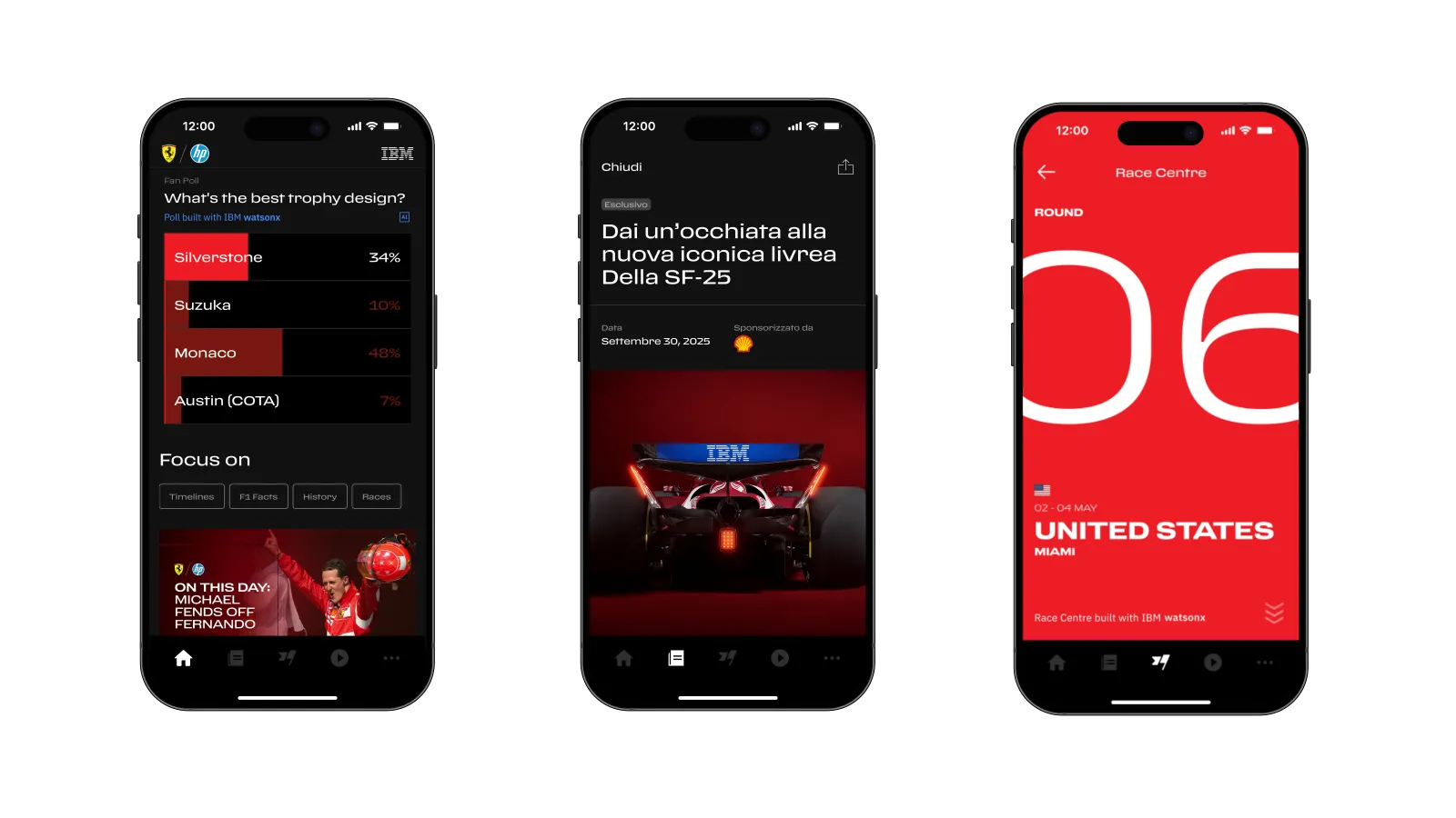 IBM dan Scuderia Ferrari HP Luncurkan Aplikasi Mobile Terbaru untuk Pengalaman Maksimal Bagi Penggemar Formula 1 Global 16 ibm Scuderia Ferrari HP