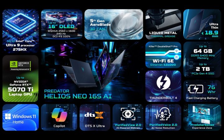 Acer Indonesia Rilis Predator Helios 18 AI: Laptop Gaming Monster  Acer Predator RTX 50 Launch 07