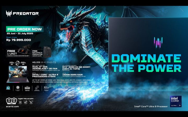 Acer Indonesia Rilis Predator Helios 18 AI: Laptop Gaming Monster  Acer Predator RTX 50 Launch 08