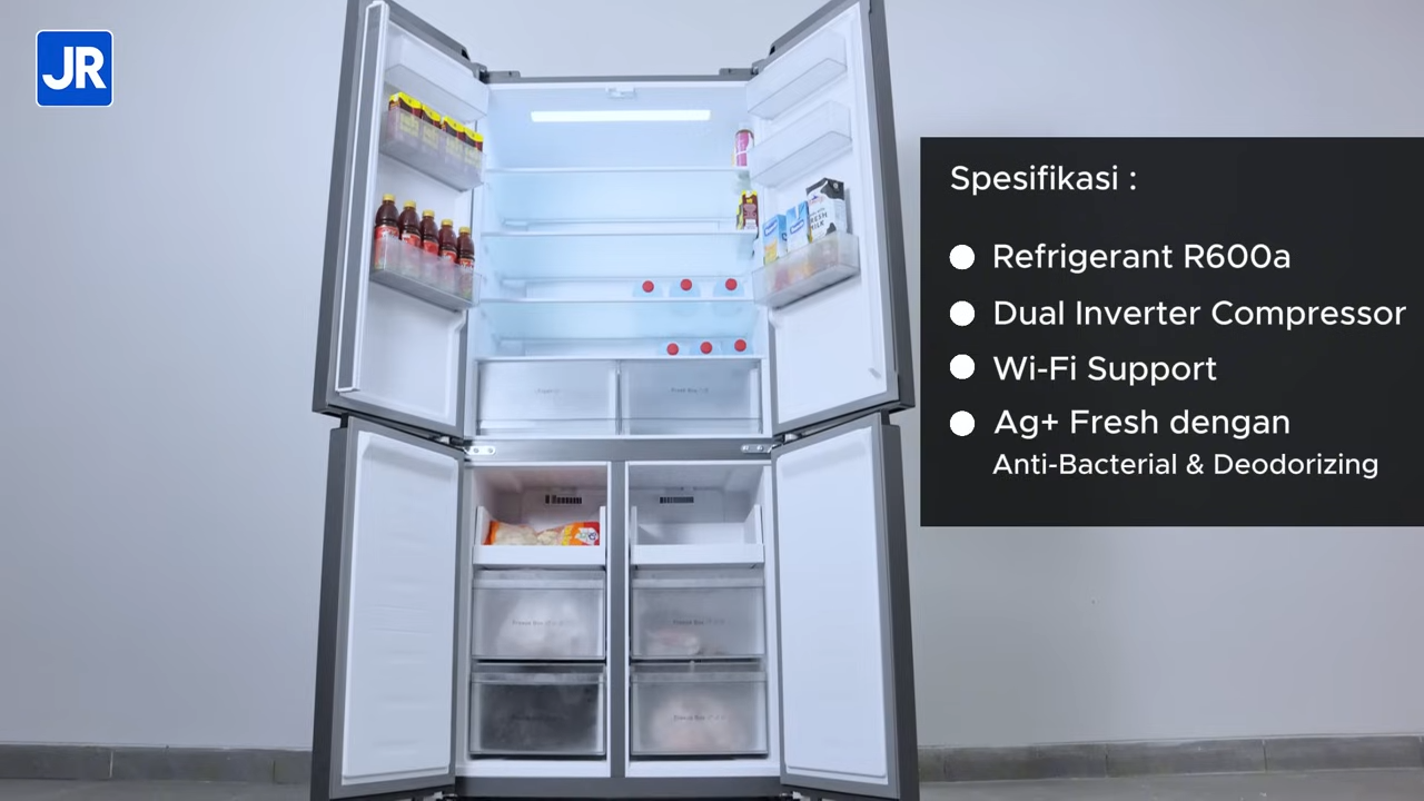 Review Mijia Refrigerator Cross Door 510L: Kulkas Kapasitas Besar 4 Pintu Harga Terjangkau 17 Mijia Refrigerator Cross Door 510L 17