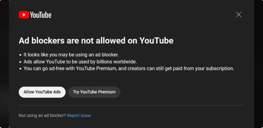 Youtube Makin Gencar Lawan Adblock 2 YouTube