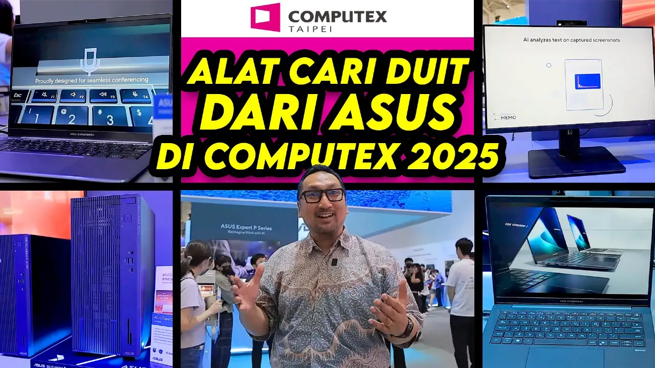 ASUS Commercial di Computex 2025: Laptop, All-in-One PC, & PC Desktop dengan AMD Ryzen 300 Series 10 asus commercial di computex 2025