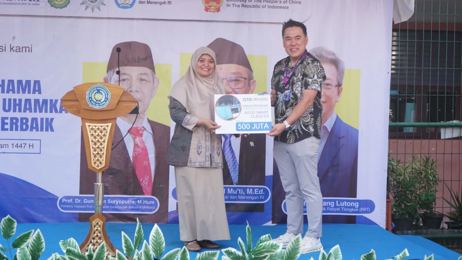 Axioo Donasikan Smart Classroom 5.0, Sasar 100 SMK di 2025 untuk Dukung Pendidikan Vokasi Nasional 5 Axioo X SMK Islam Ruhama