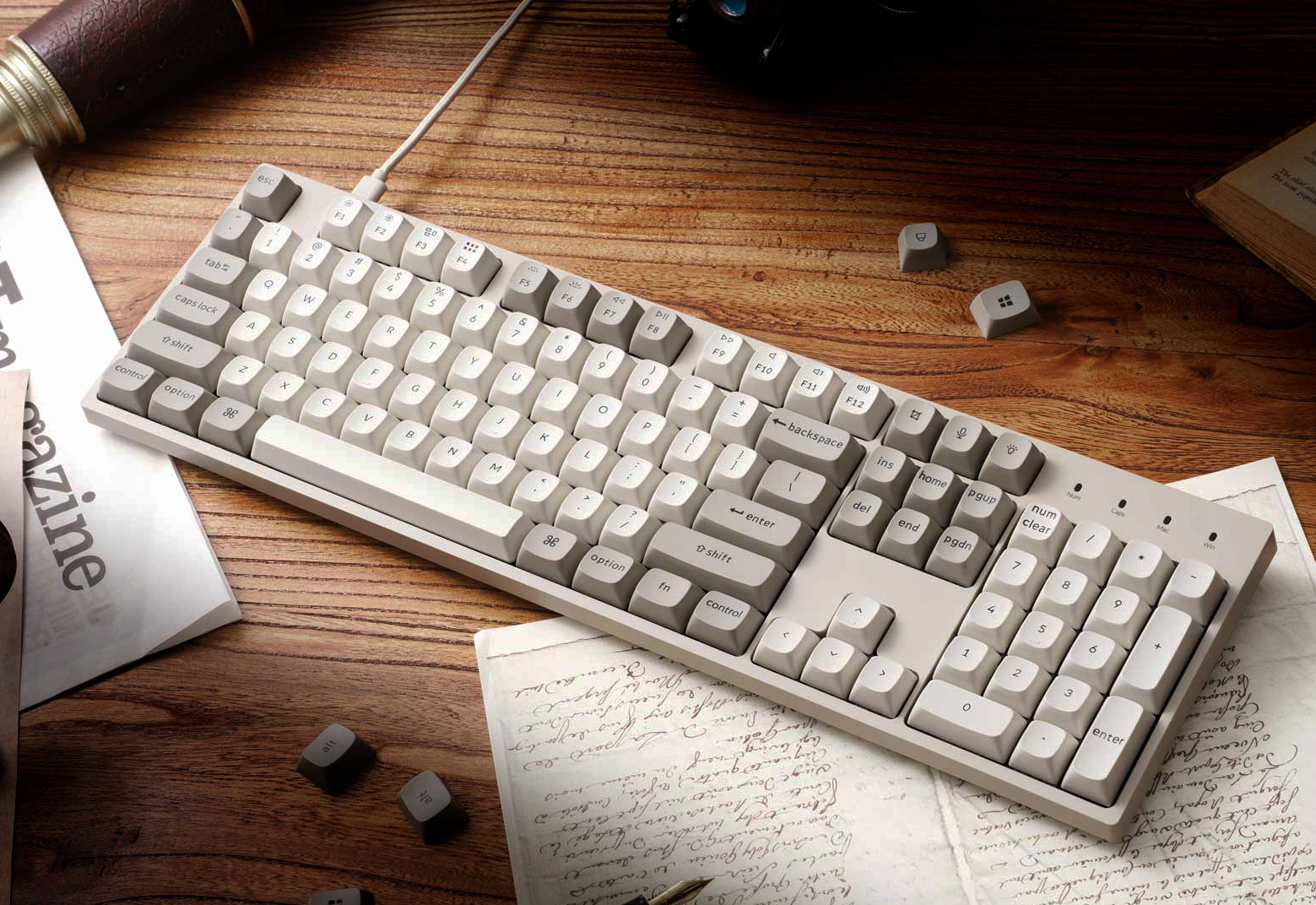 Keychron Luncurkan C2 Pro 8K QMK, Keyboard Mekanikal Desain Retro dan Polling Rate 8000 Hz 1 keychron c2 pro 8k qmk