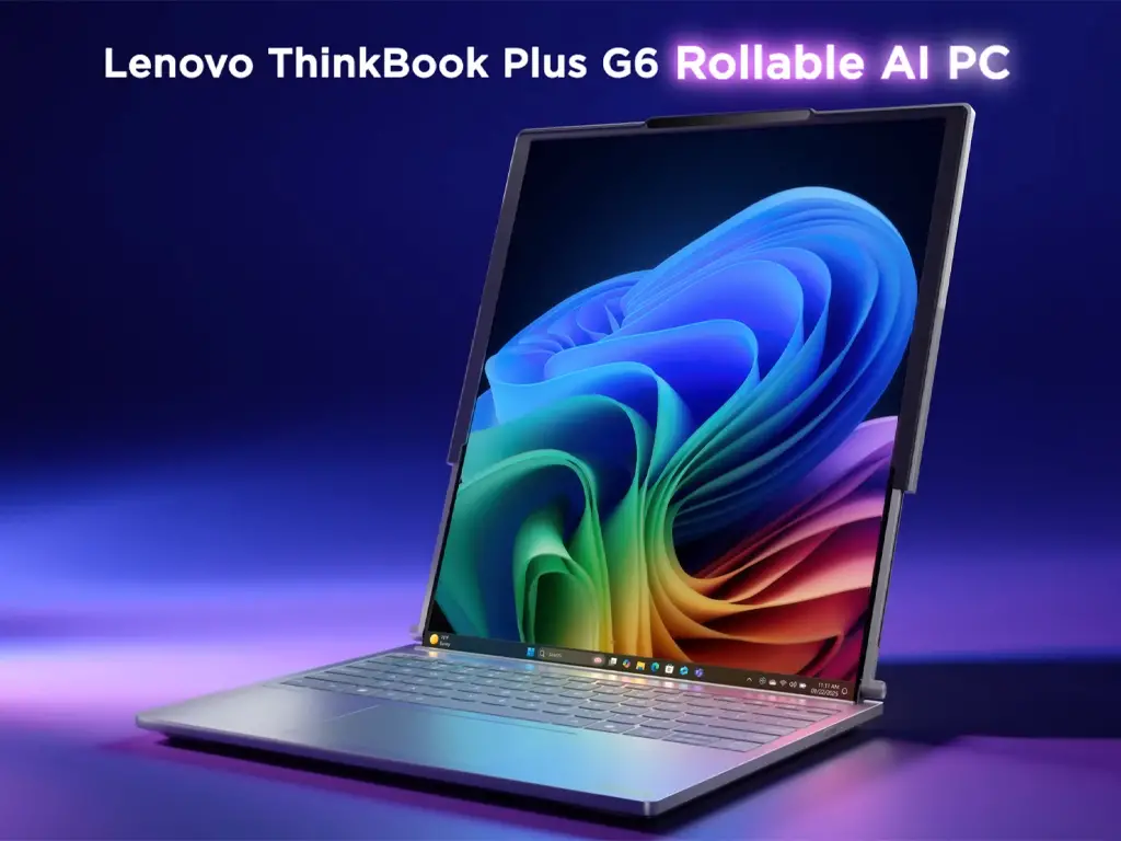 Lenovo ThinkBook Plus Gen 6 Sudah Hadir: Laptop Copilot+ PC Dengan Layar Gulung 6 lenovo thinkbook plus gen 6 rollable laptop