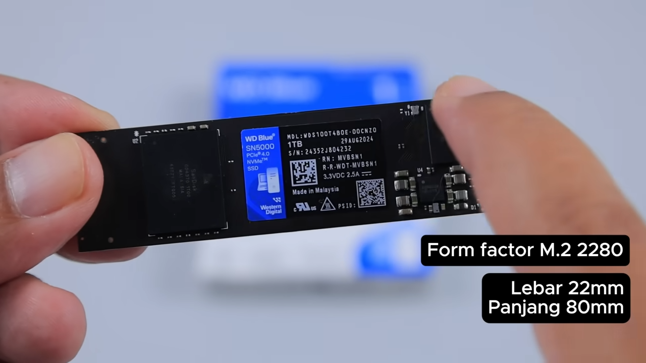 Review WD Blue SN5000 NVMe SSD 1 TB: SSD dari SanDisk yang Cocok Untuk Content Creation! 4 WD Blue SN5000 NVMe SSD 1 TB 4