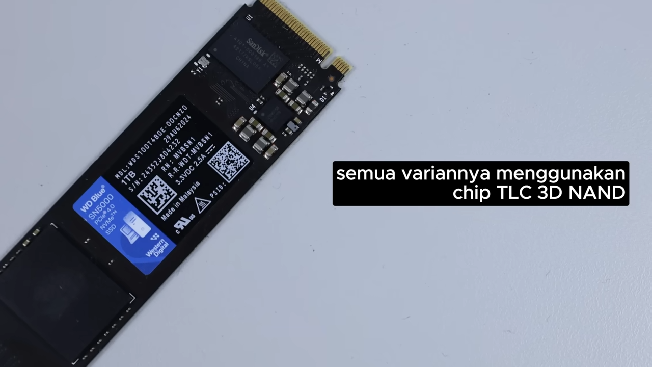 Review WD Blue SN5000 NVMe SSD 1 TB: SSD dari SanDisk yang Cocok Untuk Content Creation! 8 WD Blue SN5000 NVMe SSD 1 TB 8
