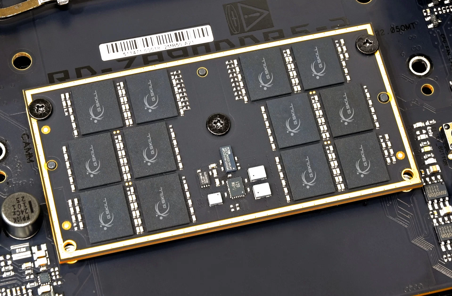 G.Skill Pamerkan RAM DDR5 CAMM2 Dengan Speed 10.000 MT/s 1 Modul DDR5 CAMM2