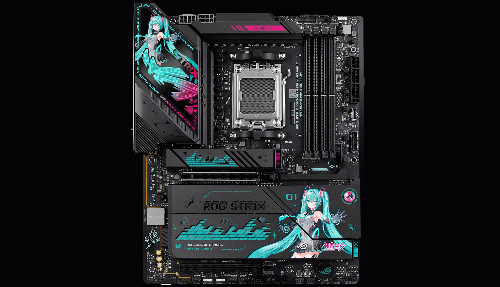 ROG Luncurkan Peripheral dan Hardware Khusus Hatsune Miku: Ada Graphics Card sampai T-Shirt 5 1755318590675