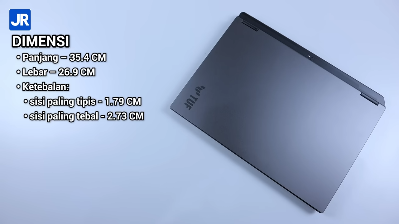Review ASUS TUF Gaming F16 2025 (FX608JMR): TUF Gaming RTX 50 Series Terbaru! 2 ASUS TUF Gaming F16 2025 5