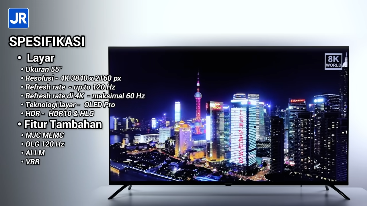Review Changhong U55QM91: Smart TV Terjangkau, Layar 4K 55 Changhong U55QM91 15