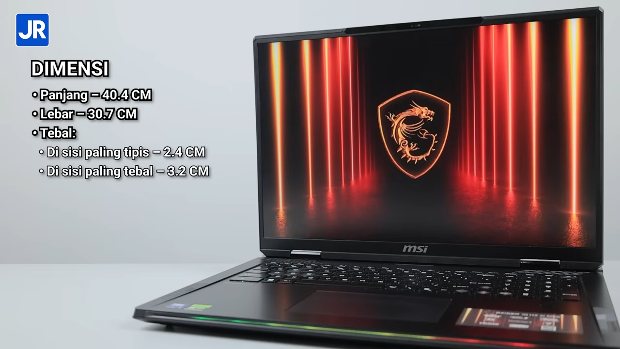Review MSI Raider 18 HX AI (A2XW): Laptop Gaming Monster Super Lengkap dan Super Kencang! 3 MSI Raider 18 HX AI 8
