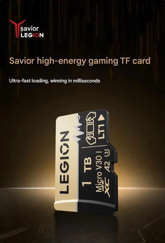 Lenovo Umumkan Legion high-energy microSD, Kartu Penyimpanan Gaming Performa Tinggi 4 Legion high-energy microSD