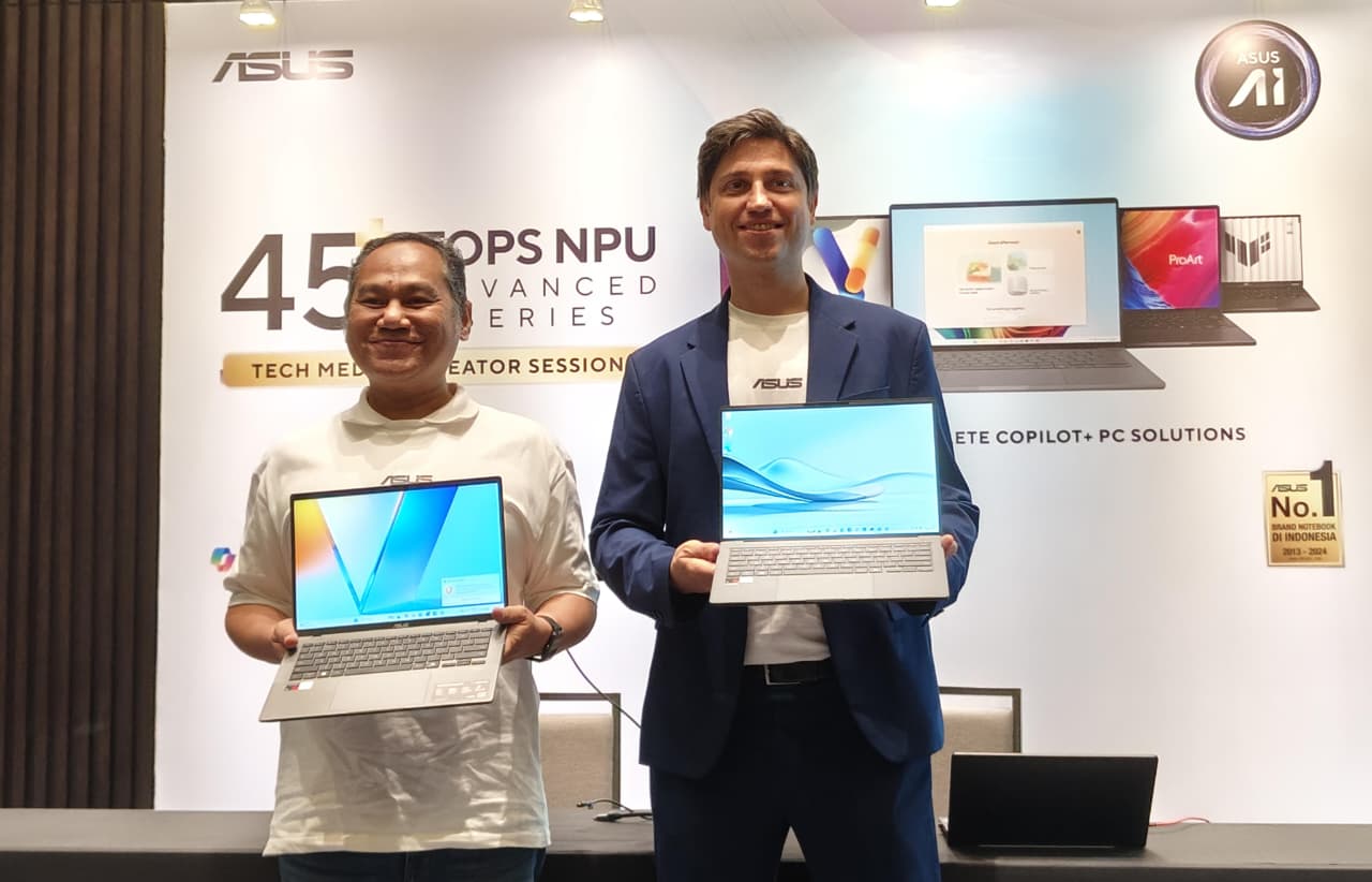 ASUS Kuasai 60% Pasar Copilot+ PC di Indonesia: Laptop AI Makin Diminati? 28 ASUS Copilot+ PC 45+ TOPS