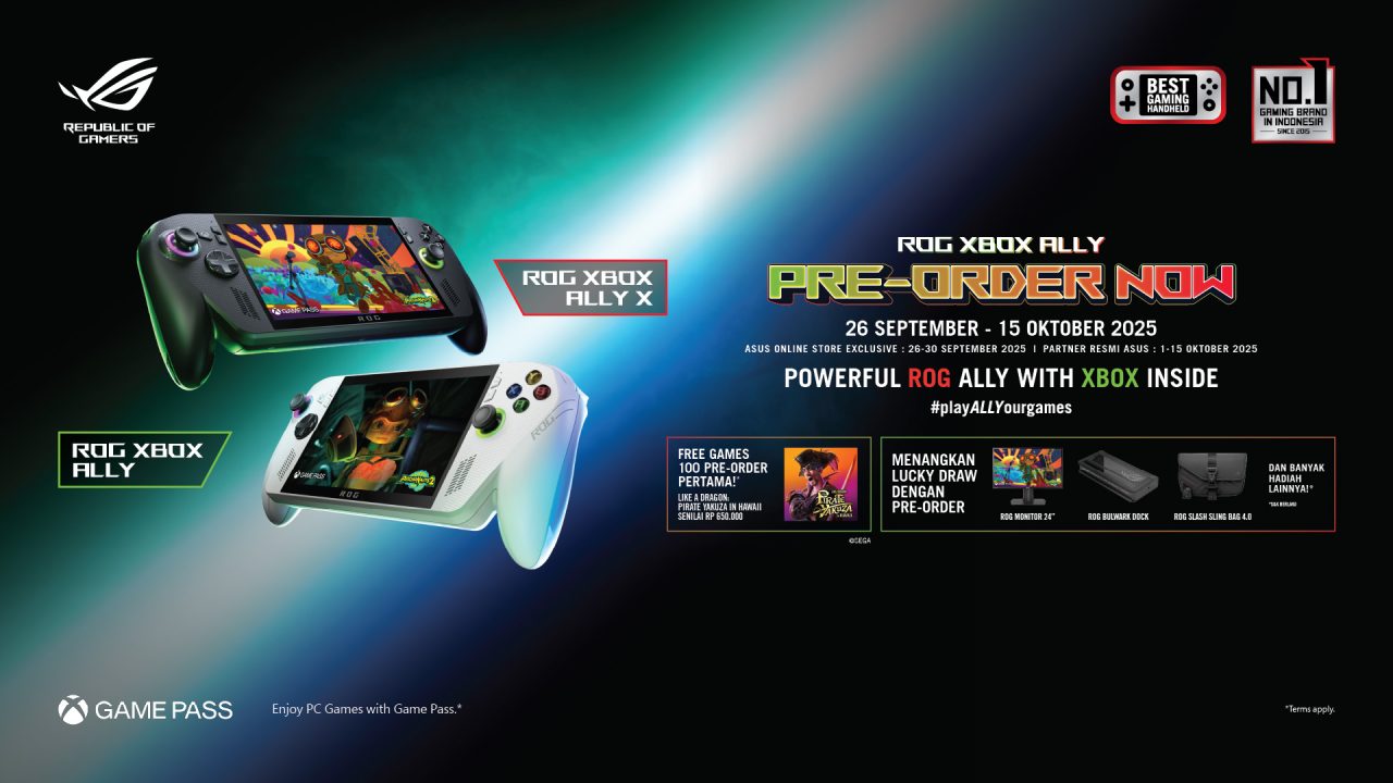 Pre-Order ASUS ROG Xbox Ally Sudah Dibuka! Segini Harganya! 1 ASUS ROG Xbox Ally
