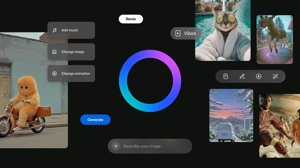 Konten AI Banjir di Internet, Meta Malah Bikin Platform Khusus Bernama Vibes 1 Vibes header
