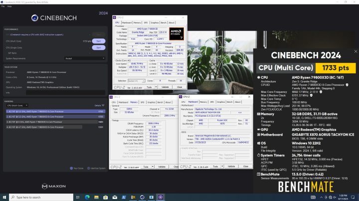 Prosesor AMD Ryzen 7 9800X3D Ini Jadi Yang Pertama Jalan di 7.3 GHz! 3 hicookie ryzen 7 9800x3d cinebench
