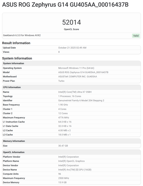 Bocoran Performa GPU Intel Core Ultra X7 358H Beredar, Segini Skornya! 2 Intel Phanter Lake Core Ultra X7 358H