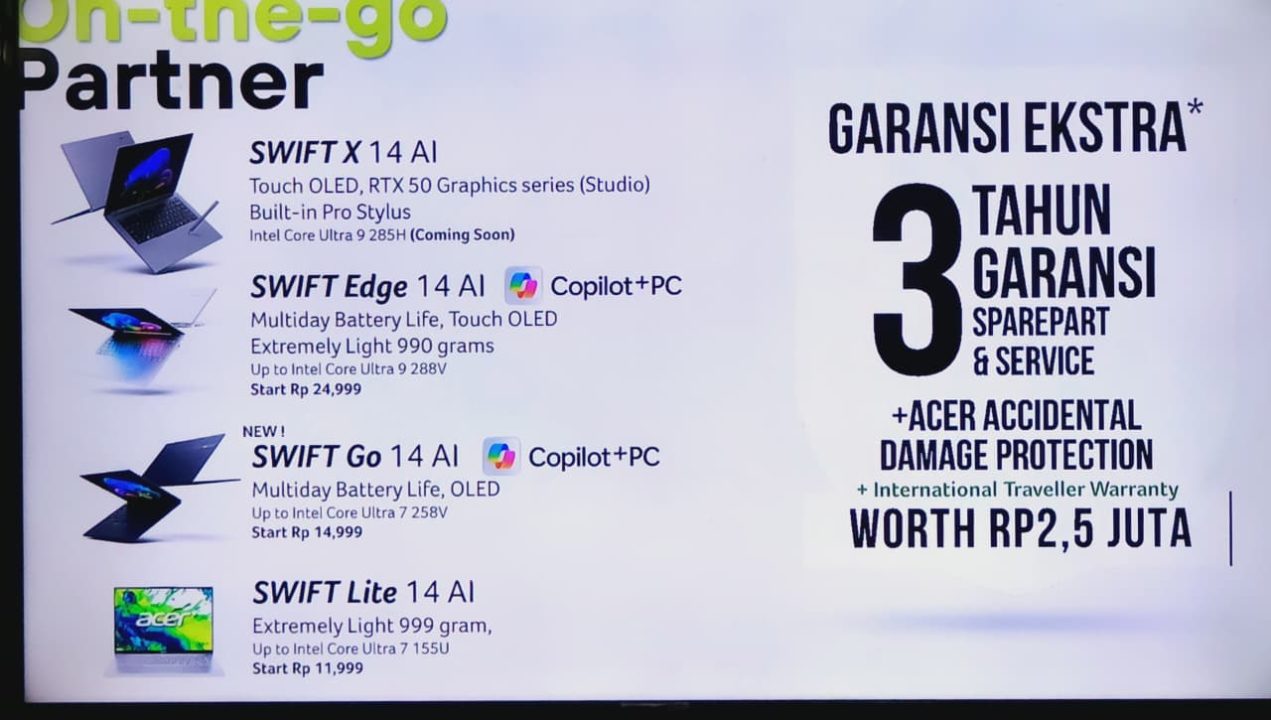 Pengguna Acer Swift Dapat Privilege Eksklusif, Bisa Main Padel Gratis! 3 IMG 20251030 WA0024