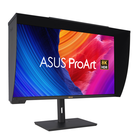 ASUS ProArt PA32KCX Debut, Monitor 8K HDR Mini LED Pertama di Dunia 2 ProArt Display PA32KCX front view to the right with hood1