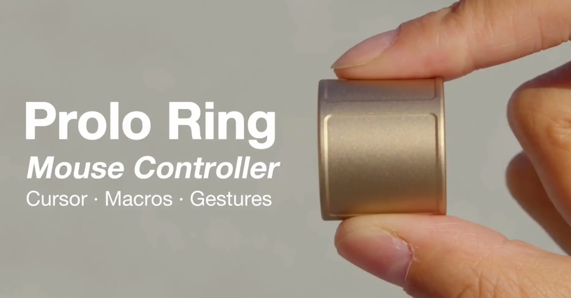 Prolo Ring, Cincin Canggih Pengganti Mouse 8 Prolo Ring