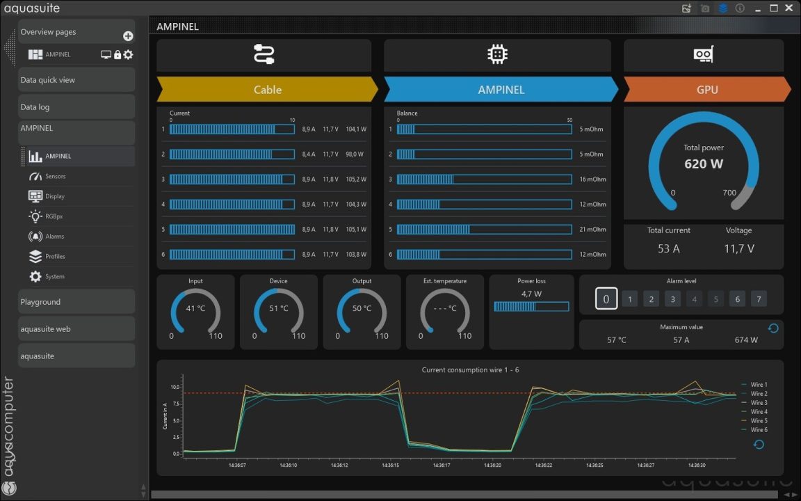 Aqua Computer Luncurkan Ampinel Untuk Cegah Konektor Power 12VHPWR Meleleh 5 aquasuite