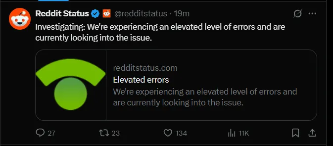 Canva, Roblox, Snapchat, Hingga Reddit Down, Ternyata Ini Sebabnya! 4 reddit 235