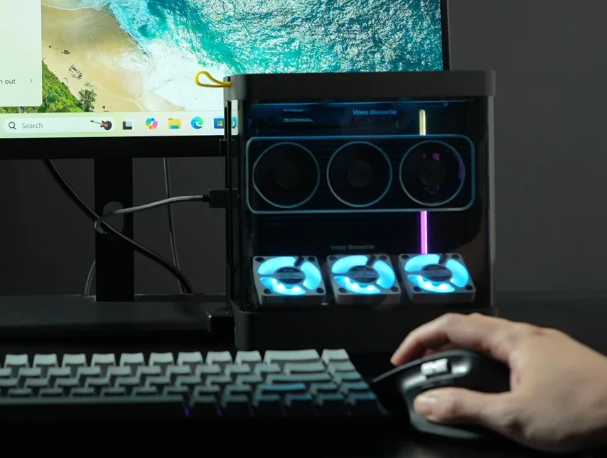 Wee Beastie SFF PC Diperkenalkan, PC Ringkas Dengan GeForce RTX 4070 Desktop 3 wee beastie sff pc