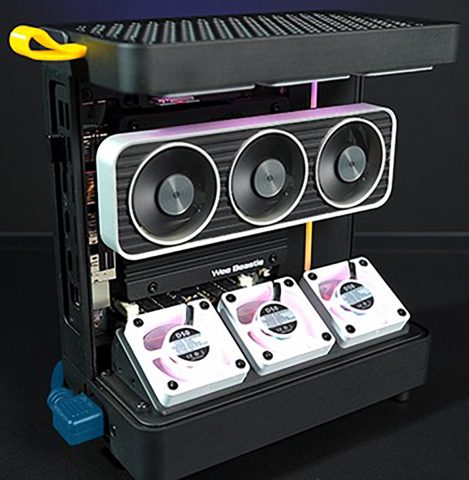 Wee Beastie SFF PC Diperkenalkan, PC Ringkas Dengan GeForce RTX 4070 Desktop 3 wee beastie cooling system