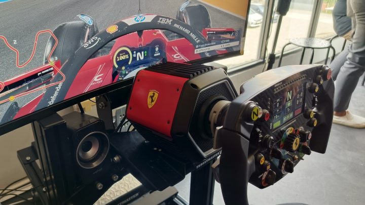 Pengalaman Langsung Nyobain Thrustmaster T598 di Acara “Drive Into a New Era” 2 Thrustmaster T818 Ferrari SF1000 Simulator
