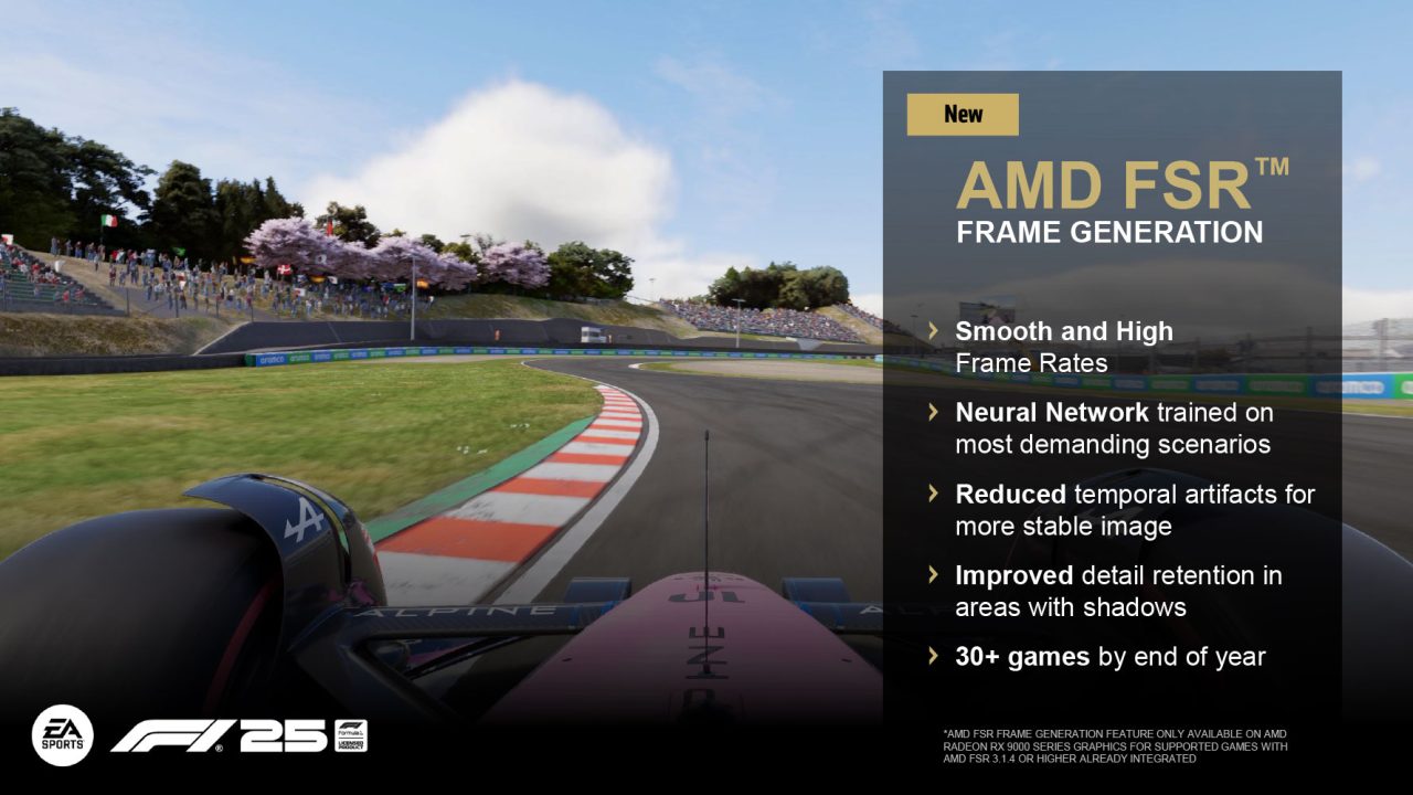 AMD FSR Redstone Features framegen