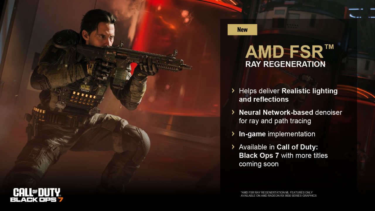 AMD FSR Redstone Features rayregen