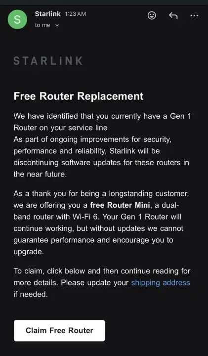 SpaceX Tawarkan Starlink Router Mini Gratis untuk Pengguna Router Gen 1 2 Starlink Router Mini