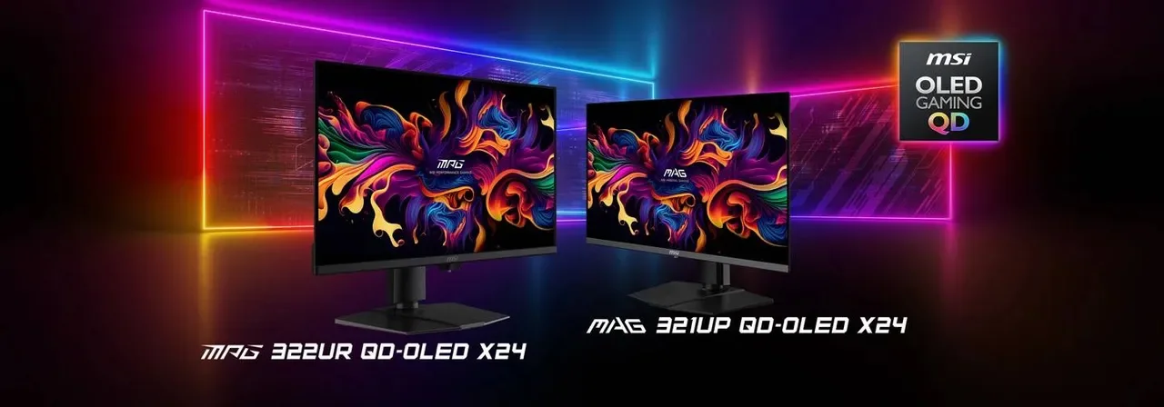 MSI monitor OLEd 32 inci MAG dan MPG