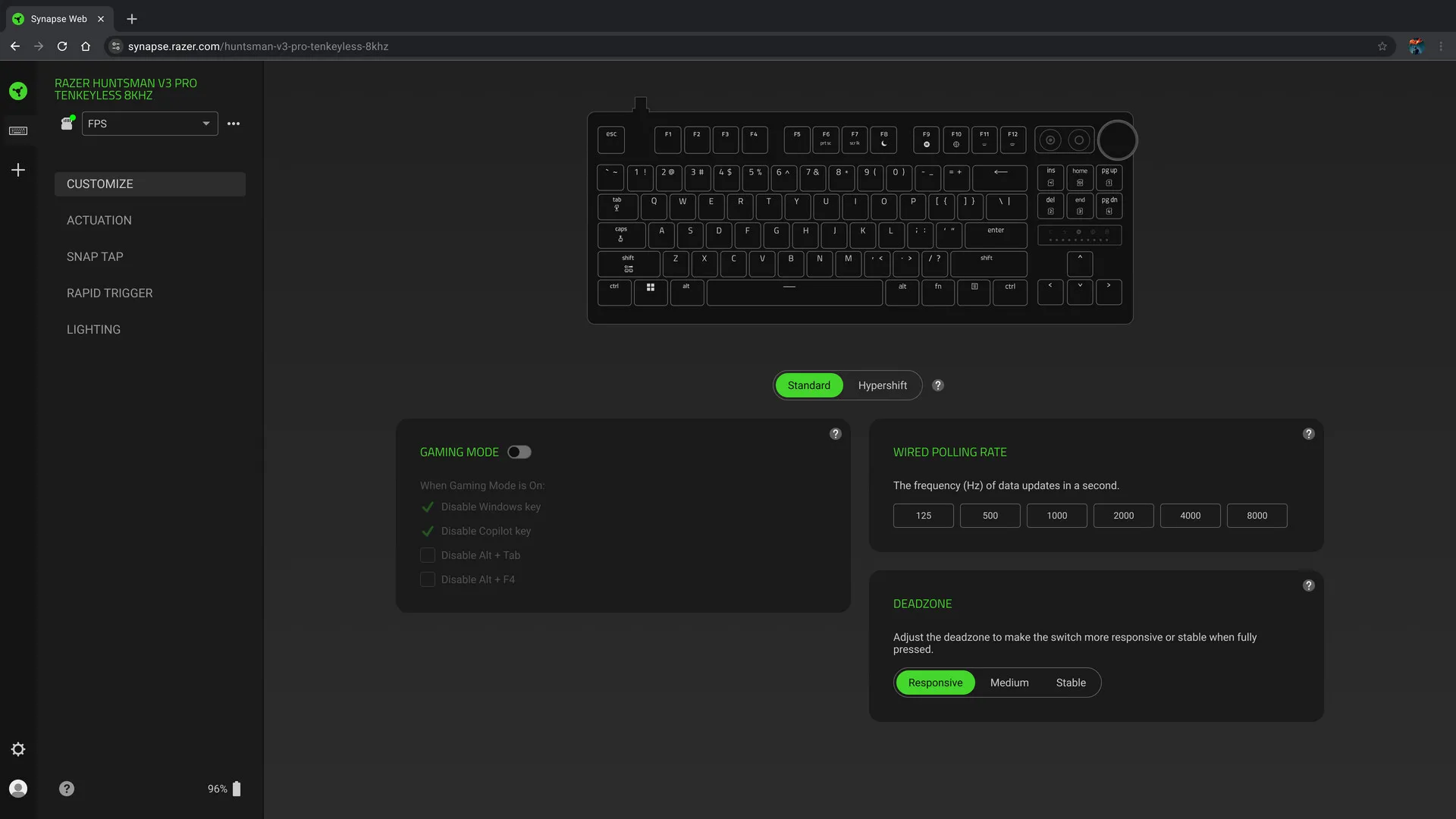 Razer Synapse Web