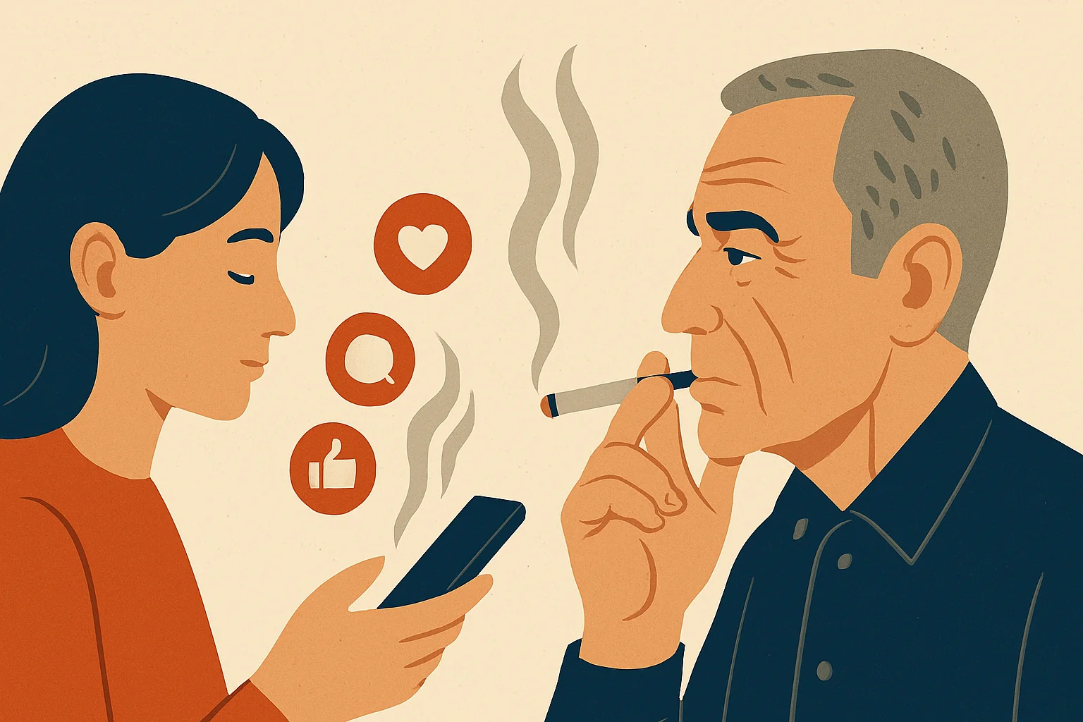 Sosial media sama bahanya dengan rokok