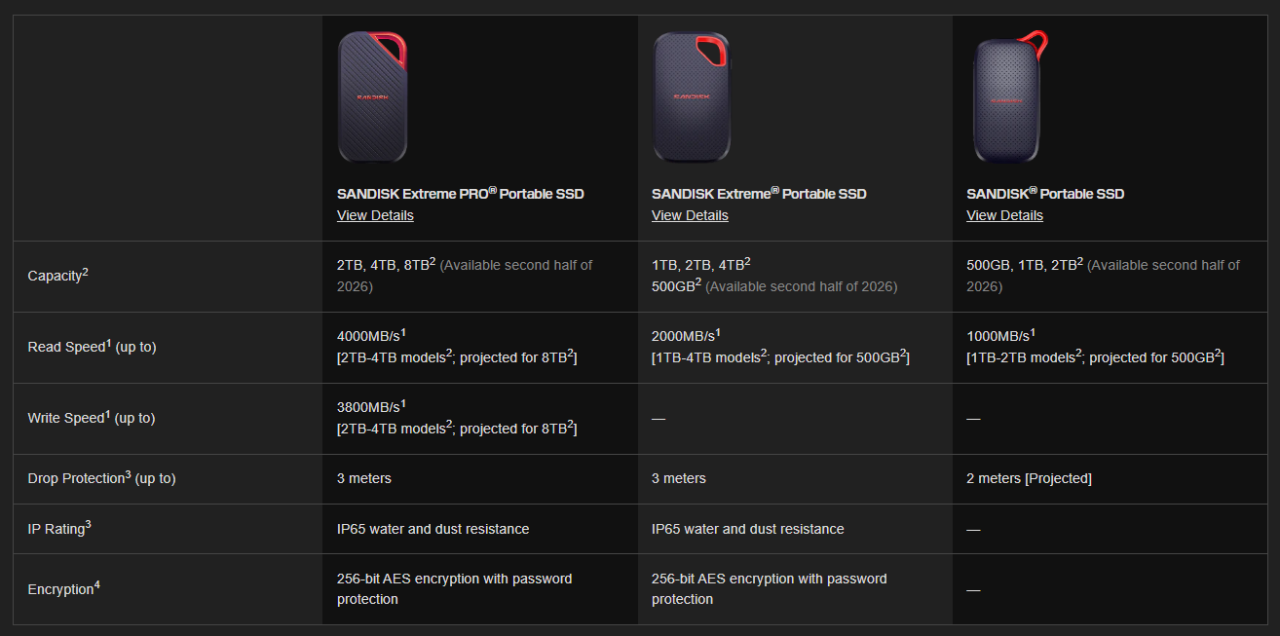 Sandisk Portable SSD