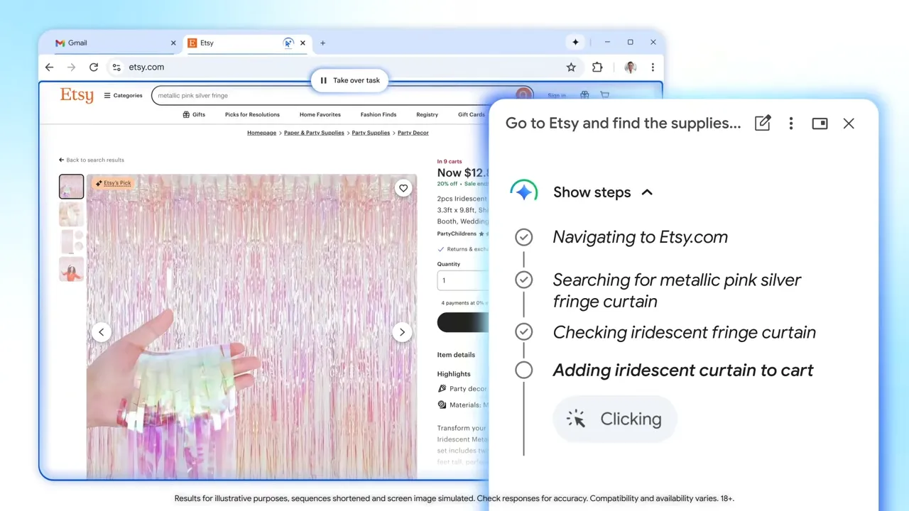 google chrome auto browse