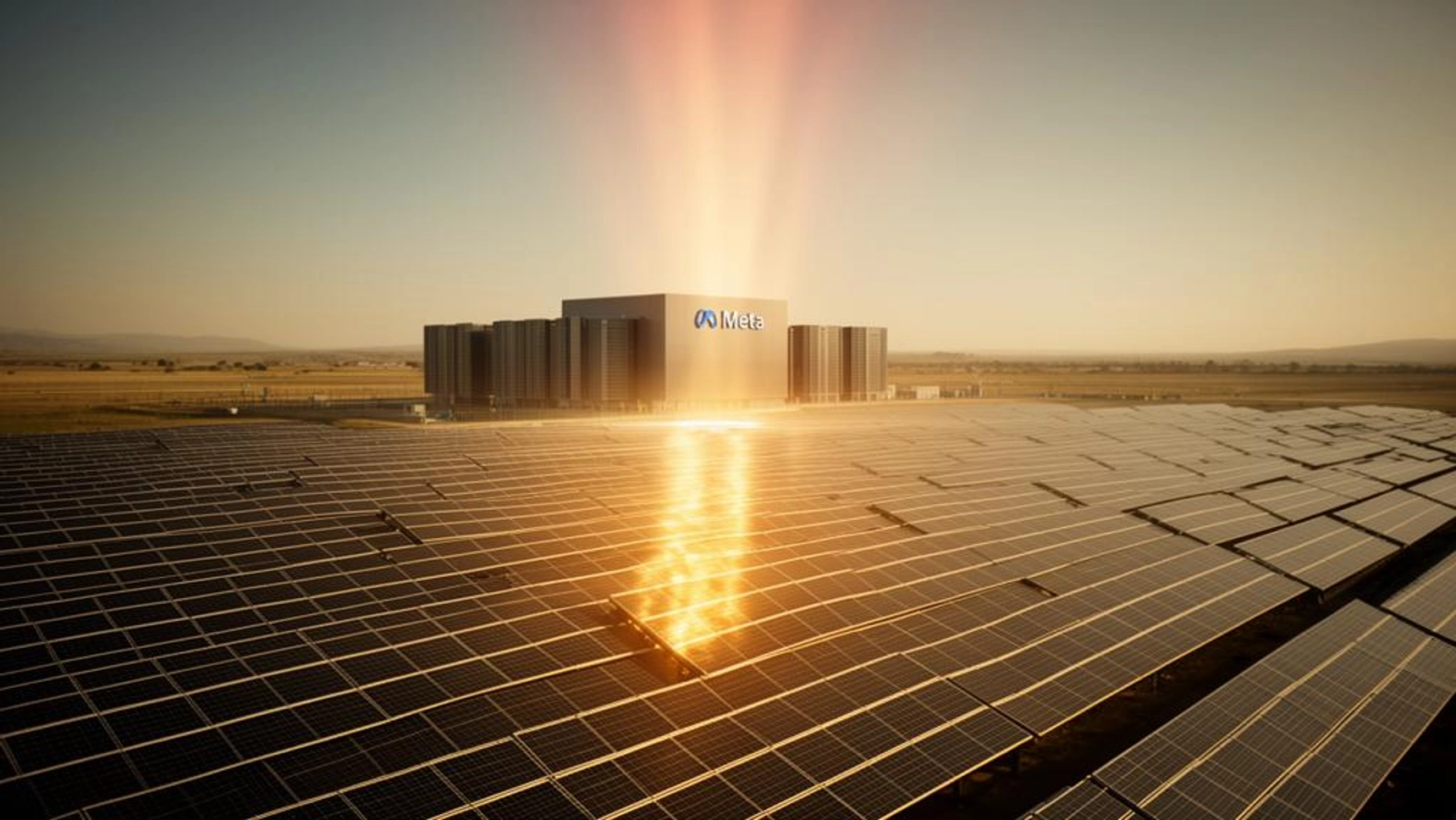 Meta energi matahari 100 GW untuk AI