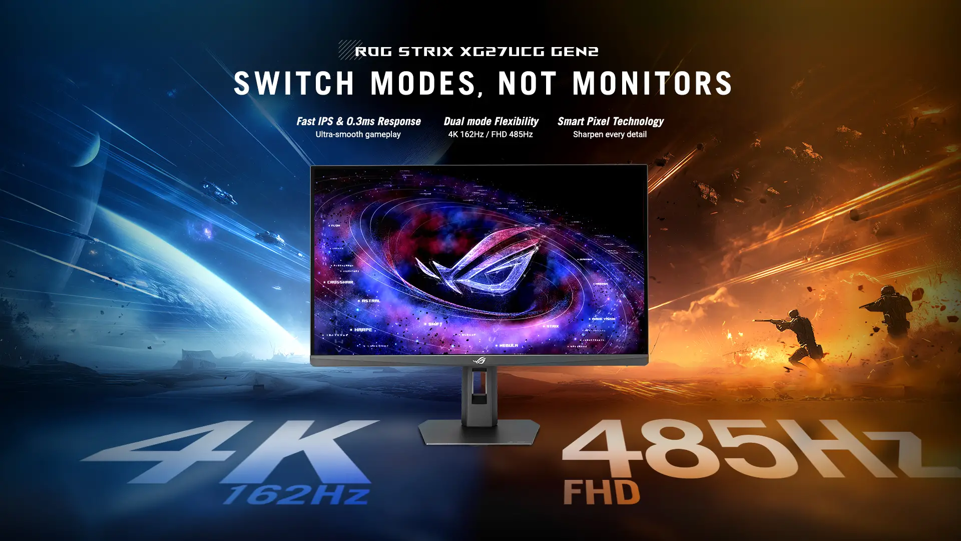 ASUS Monitor Gaming Dual Mode