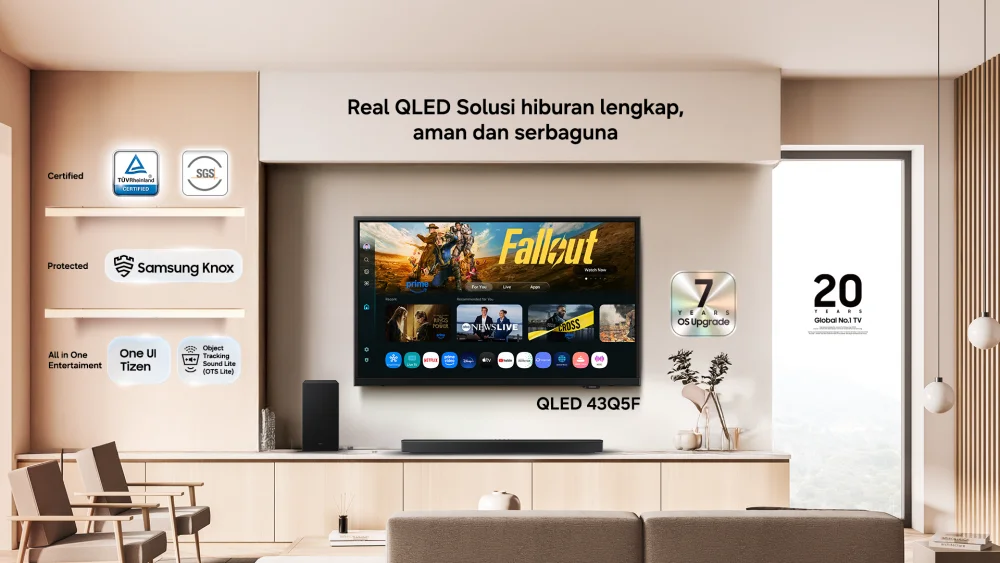Samsung QLED Q5F 43 inci