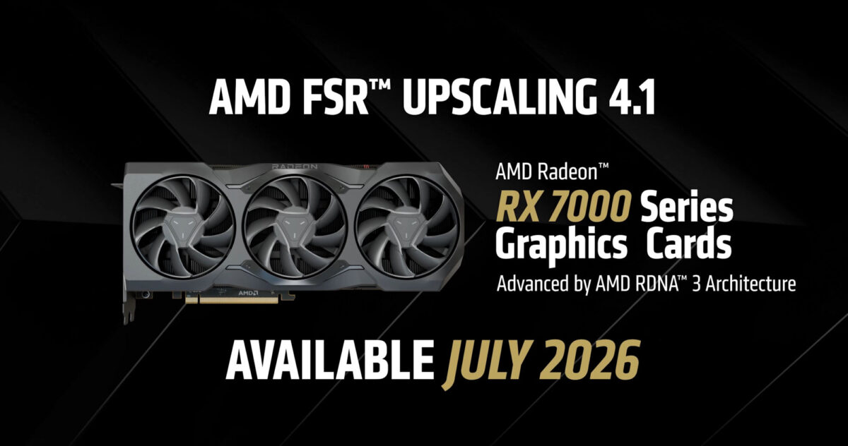 AMD FSR Upscaling 4.1 Akan Hadir Untuk Radeon RX 7000 dan RX 6000 Series 6 AMD FSR Upscaling 4.1 coming to RX 7000 Series