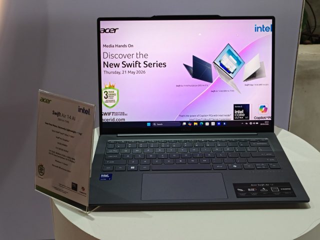 Acer Swift Series Generasi Terbaru Resmi Diumumkan, Usung Prosesor Intel Core Ultra Serta Bodi Tipis dan Ringan 6 Acer Swift Air 14 AI 2