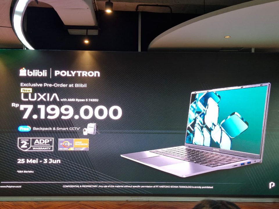 Polytron Luxia Ryzen 5 7430U Resmi Hadir, Harga Rp 7 Jutaan 4 Polytron Luxia Ryzen 5