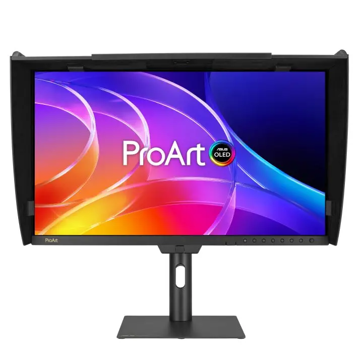 ProArt Display OLED PA32USD-front view with hood